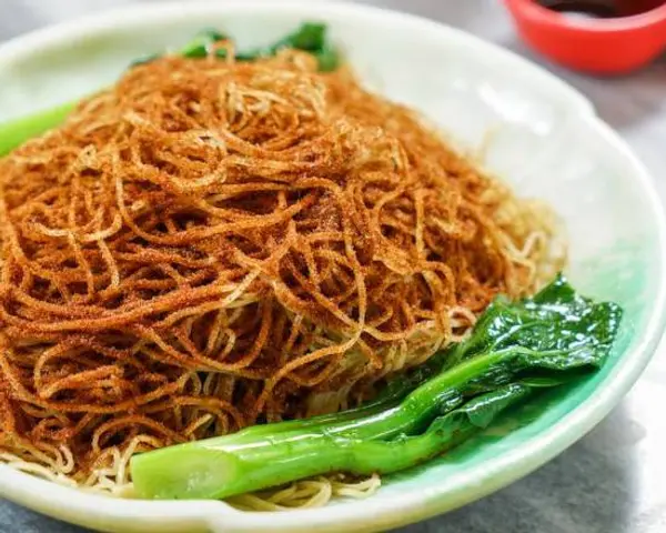 noodle-stop - C11 Dried Shrimp Roe Powder with Wonton Lo-Mein 蝦籽云吞撈麵