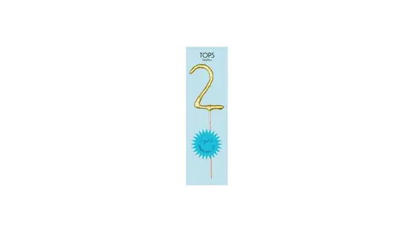 nothing-bundt-cakes - TOPS Malibu "2" Sparkler Candle