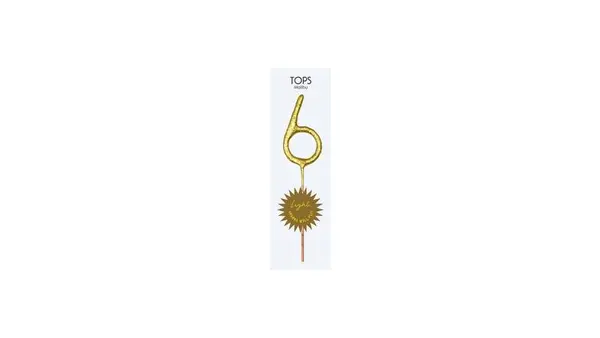 nothing-bundt-cakes - TOPS Malibu "6" Sparkler Candle