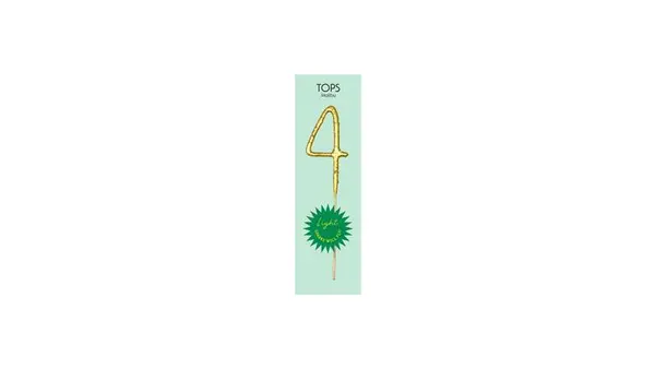 nothing-bundt-cakes - TOPS Malibu "4" Sparkler Candle