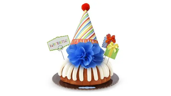 nothing-bundt-cakes - Happy Bundt’day 10” Decorated Bundt Cake