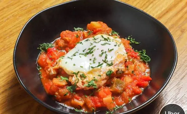 novela - Les poivrons la tomate et l'oeuf "chakchouka"