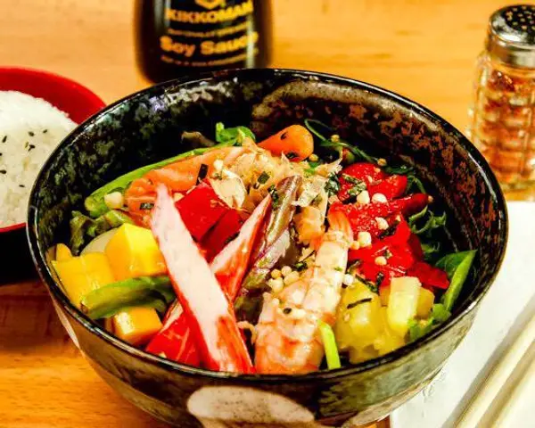 oba-japanese-kitchen - Hamachi Poke Bowl