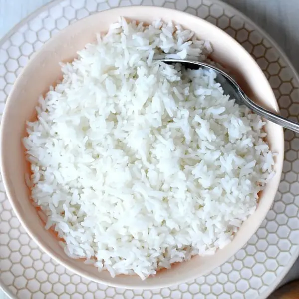 olori-african-cuisine - PLATE OF WHITE RICE ONLY