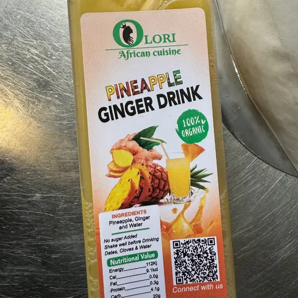 olori-african-cuisine - PINEAPPLE GINGER DRINK