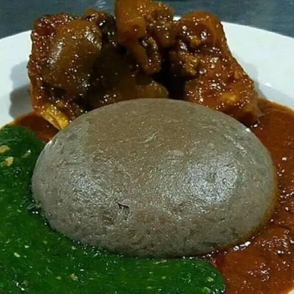 olori-african-cuisine - AMALA, GBEGIRI, EWEDU N 2 PROTEINS