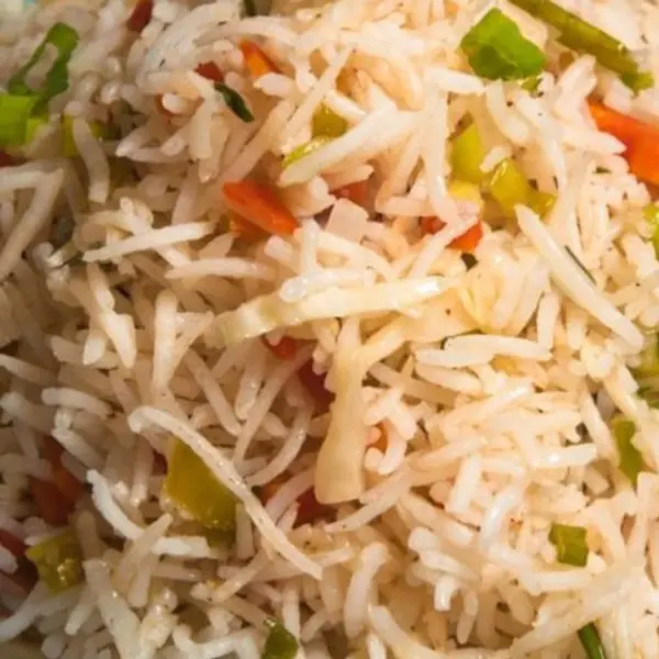 olori-african-cuisine - FRIED RICE SERVED WITH 2 PROTEINS