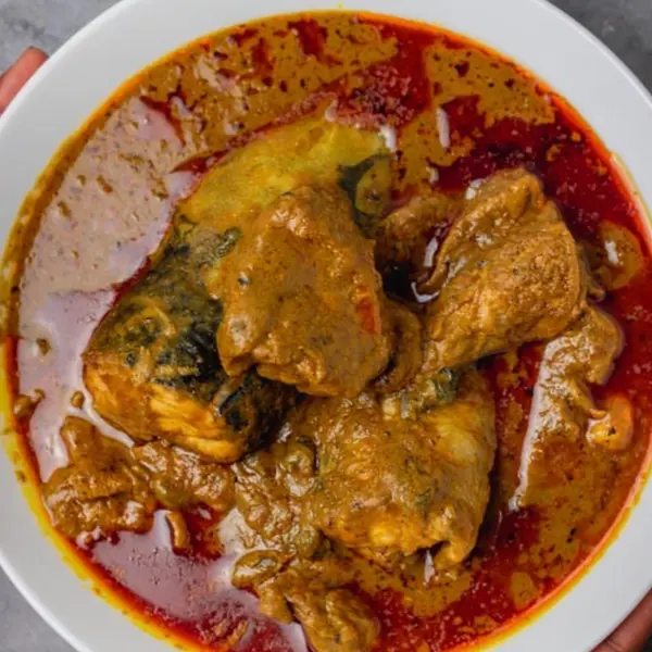 olori-african-cuisine - BANGA SOUP SERVED WITH ANY SWALLOW