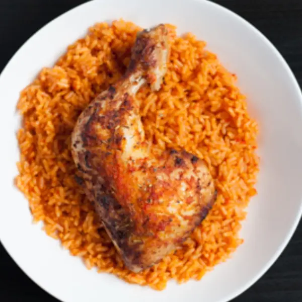 olori-african-cuisine - MENÚ INFANTIL (ARROZ Y POLLO JOLLOF)