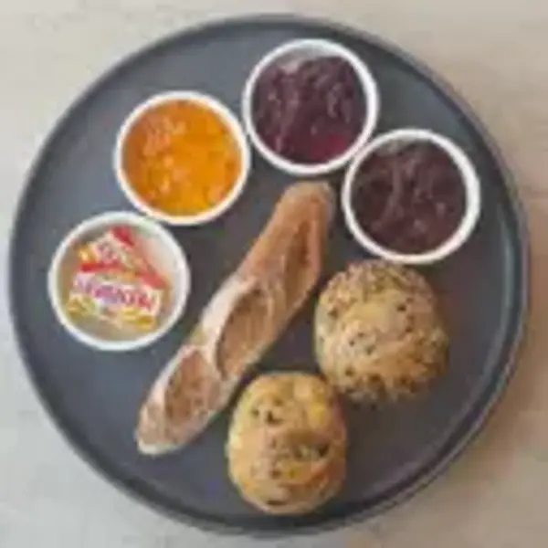 ora-wellness - Artisan Breadbasket With Jams and Butter