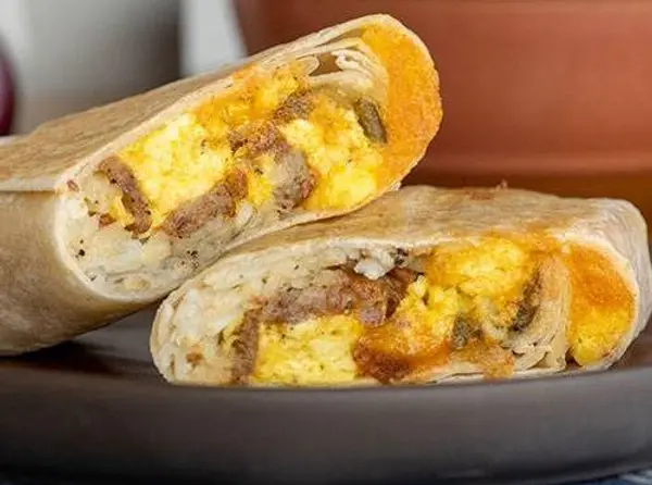 orbit-coffee - Sausage Breakfast Burrito