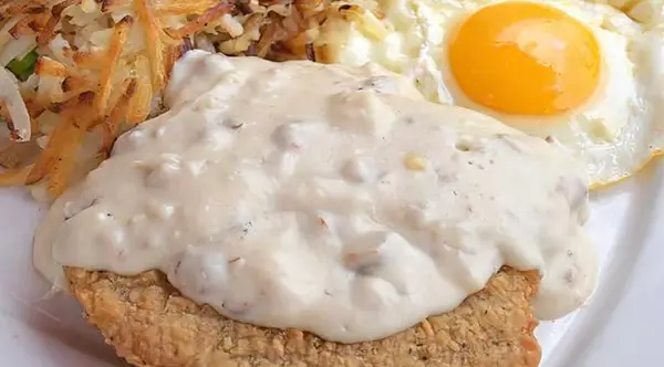 original-mikes-diner - Chicken Fried Steak and Eggs