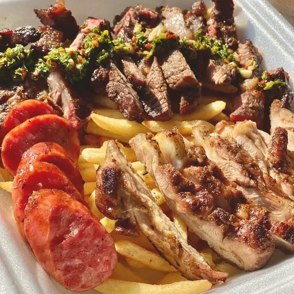 panas-flavors - Mixed Grilled Plate  (grilled steak and chicken)