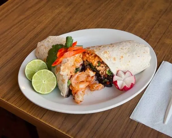 pancho-villa-taqueria - Prawns Burrito