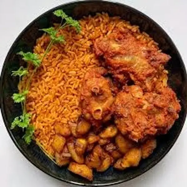 papas-grill-n-sports-bar - Jollof with Grilled Turkey