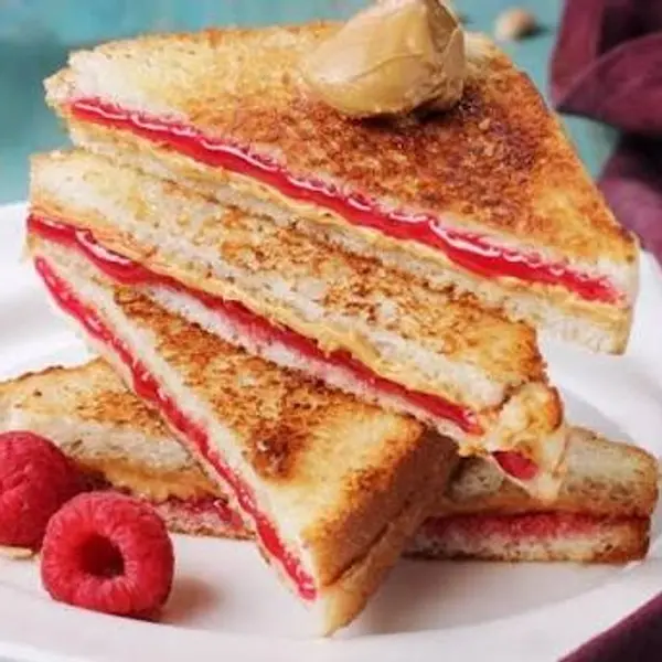 pasa-boba - Toast with strawberry jam