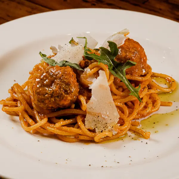 pasta-veneta - Spaghetti, Meat Ball & Bolognese Sauce