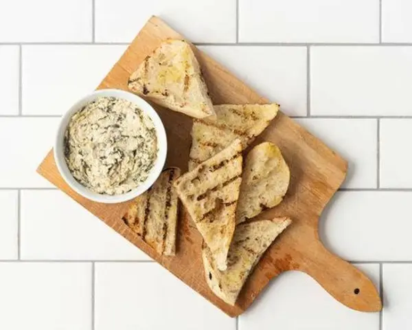 pastini - Roasted Artichoke-Spinach Spread with Bruschetta