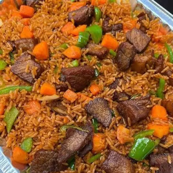 peduase-chop-house - Assorted Jollof Rice