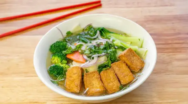 pho-day - Mixed Veggies and Tofu Noodle Soup