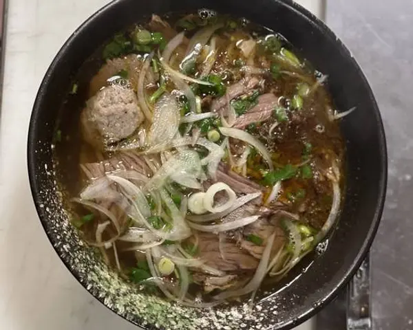 pho-gia - 35. Pho Brisket and Meatballs Soup