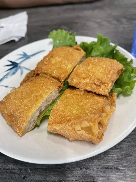 pho-hung - #50 Fried Tofu Skin Stuffed With Fish Meat (Tau Hu Ki)