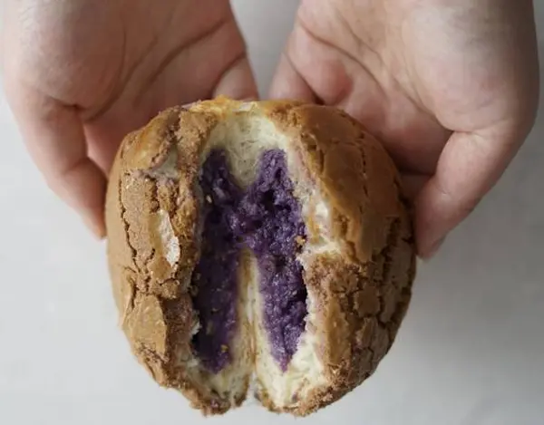 pineapple-king-bakery - Ube Pineapple Bun 紫薯菠蘿包