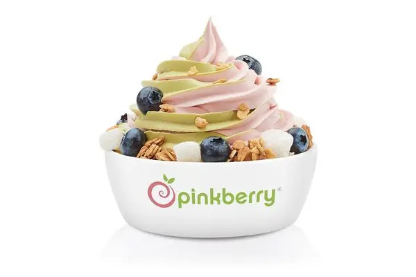 pinkberry - Side by Side Swirl with Toppings