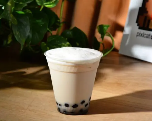 pixlcat-coffee - Jasmine Milk Tea - Boba