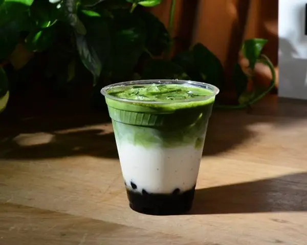 pixlcat-coffee - Matcha Latte - Boba