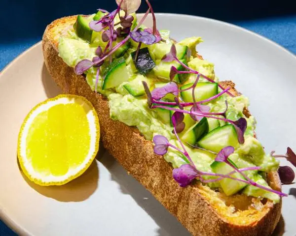 pixlcat-coffee - Avocado Cuc Toast