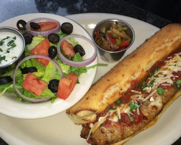 pizza-schmizza - Split-Fried Italian Sausage Sandwich