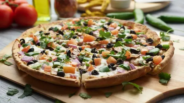 pizza-twist - Indian Garlic Veggie/ Paneer