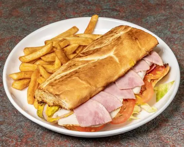 pizza-zone-n-grill - Turkey Club Cold Sandwich