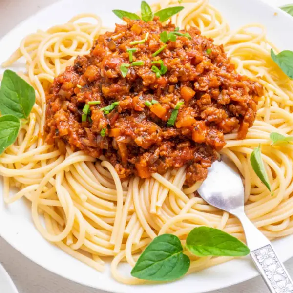 pizza - Spaghetti Bolognese