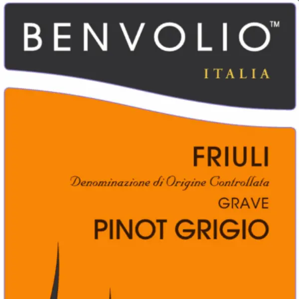 pizza - Pinot Grigio, Benvolio, Friuli Grave, Italy