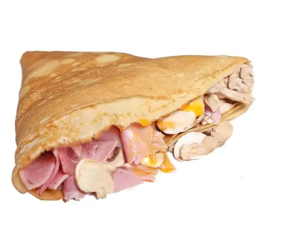 pizzaprestoparis - Crêpe Classique / Jambon, emmental et œuf.