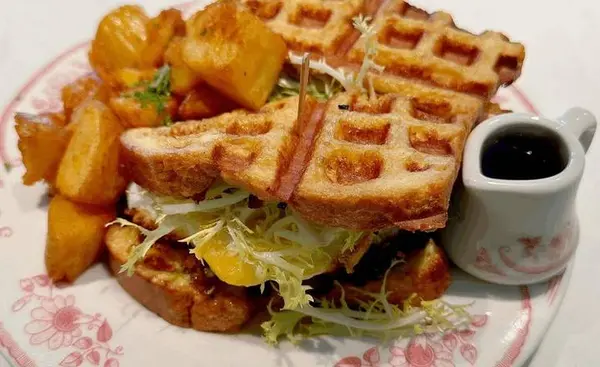 plain-jane - French Toast Waffle Breakfast Sandwich