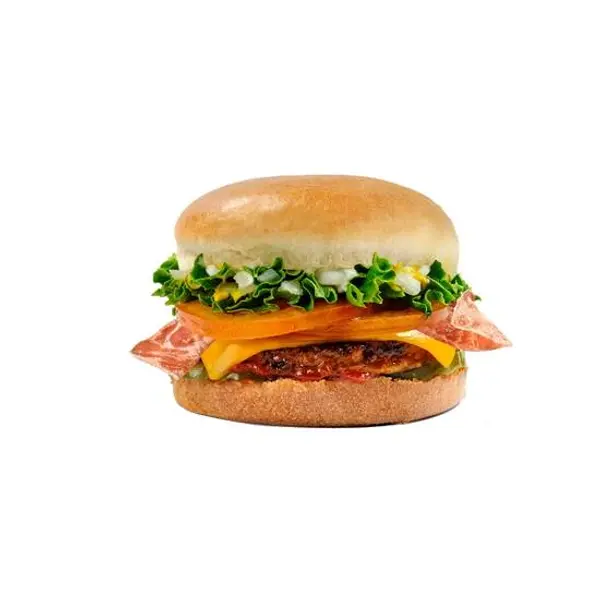 plant-power-fast-food - 'Bacon' Cheeseburger