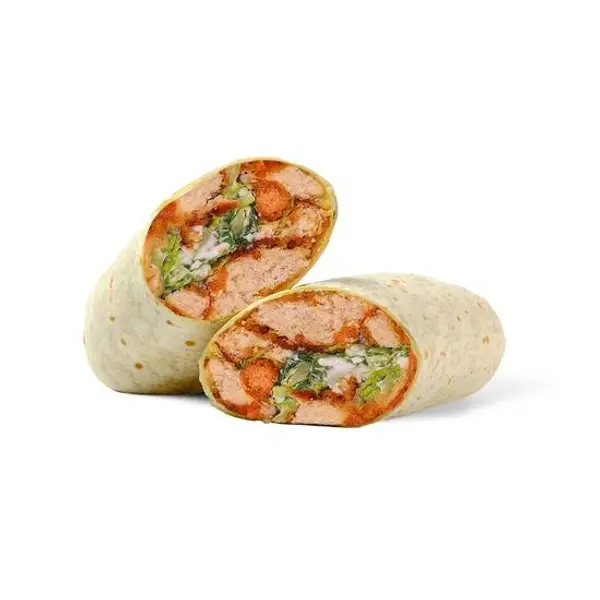 plant-power-fast-food - 'Chicken' Caesar Wrap