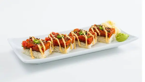 pokeworks - Spicy Tuna Pressed Sushi