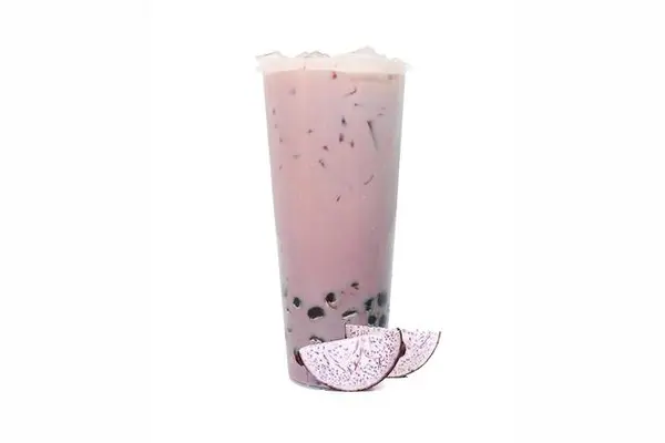 pokeworks - Ube Latte w/ Boba