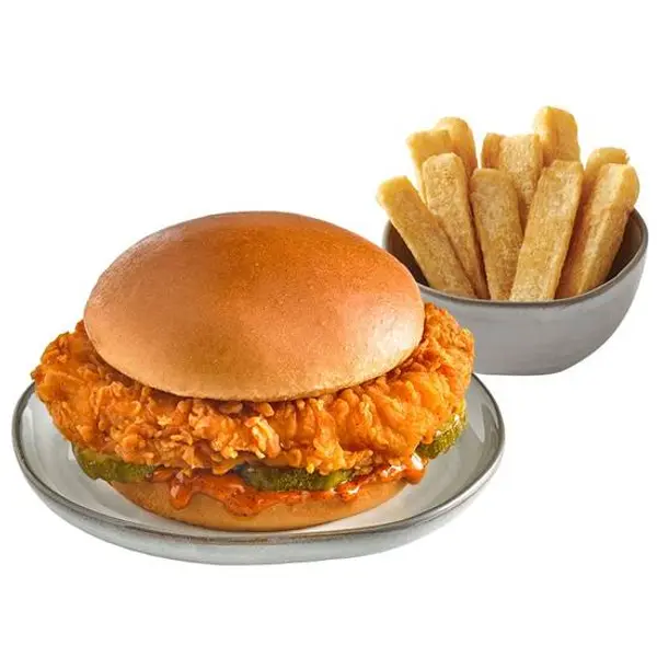 pollo-campero - Campero Spicy Chicken Sandwich Meal