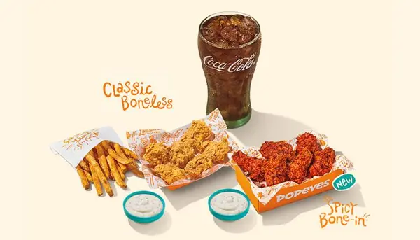 popeyes-louisiana-kitchen - 12 Mix & Match Wings Combo