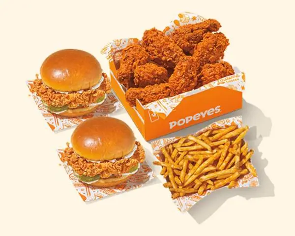 popeyes-louisiana-kitchen - Wings & Sandwiches Bundle