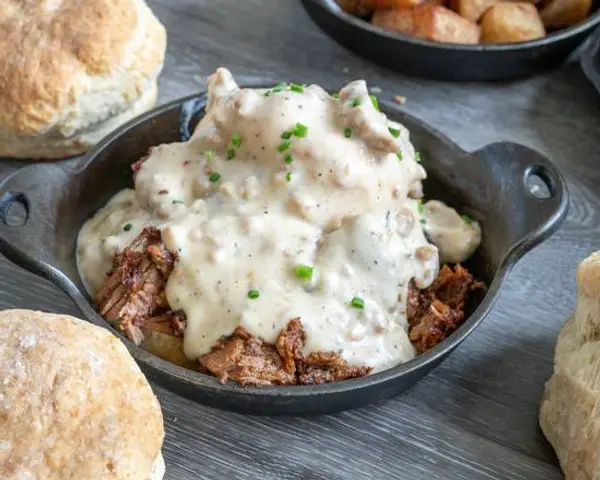 portland-biscuit-company - Brisket Biscuit & Sausage Gravy