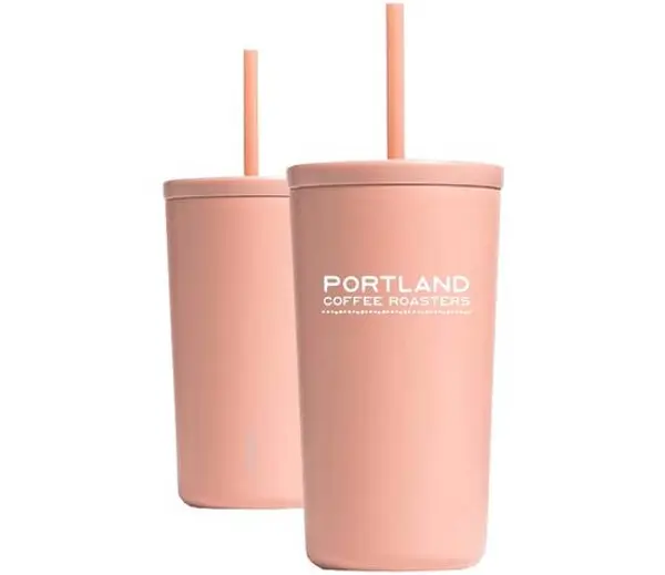 portland-coffee-roasters - PCR Cold Cup Tumbler 16oz- Pink