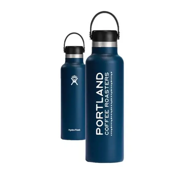 portland-coffee-roasters - Hydro Flask-21 oz Logo Indigo