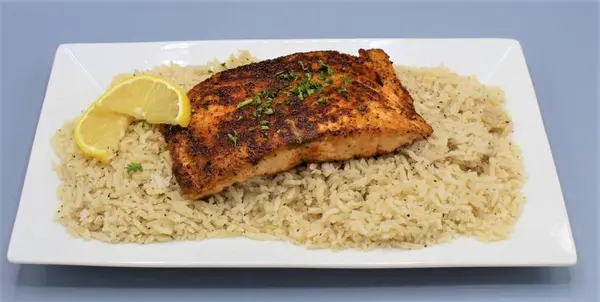 portland-sports-bar-grill - Blackened Salmon