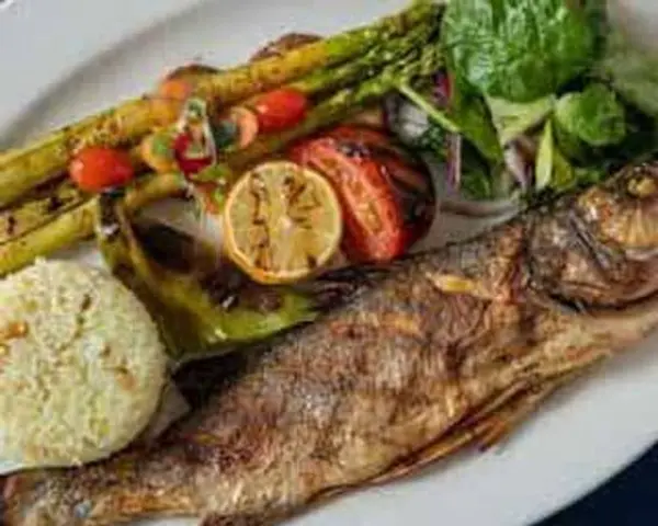 presidio-kebab-gyros - Grilled Whole Branzino